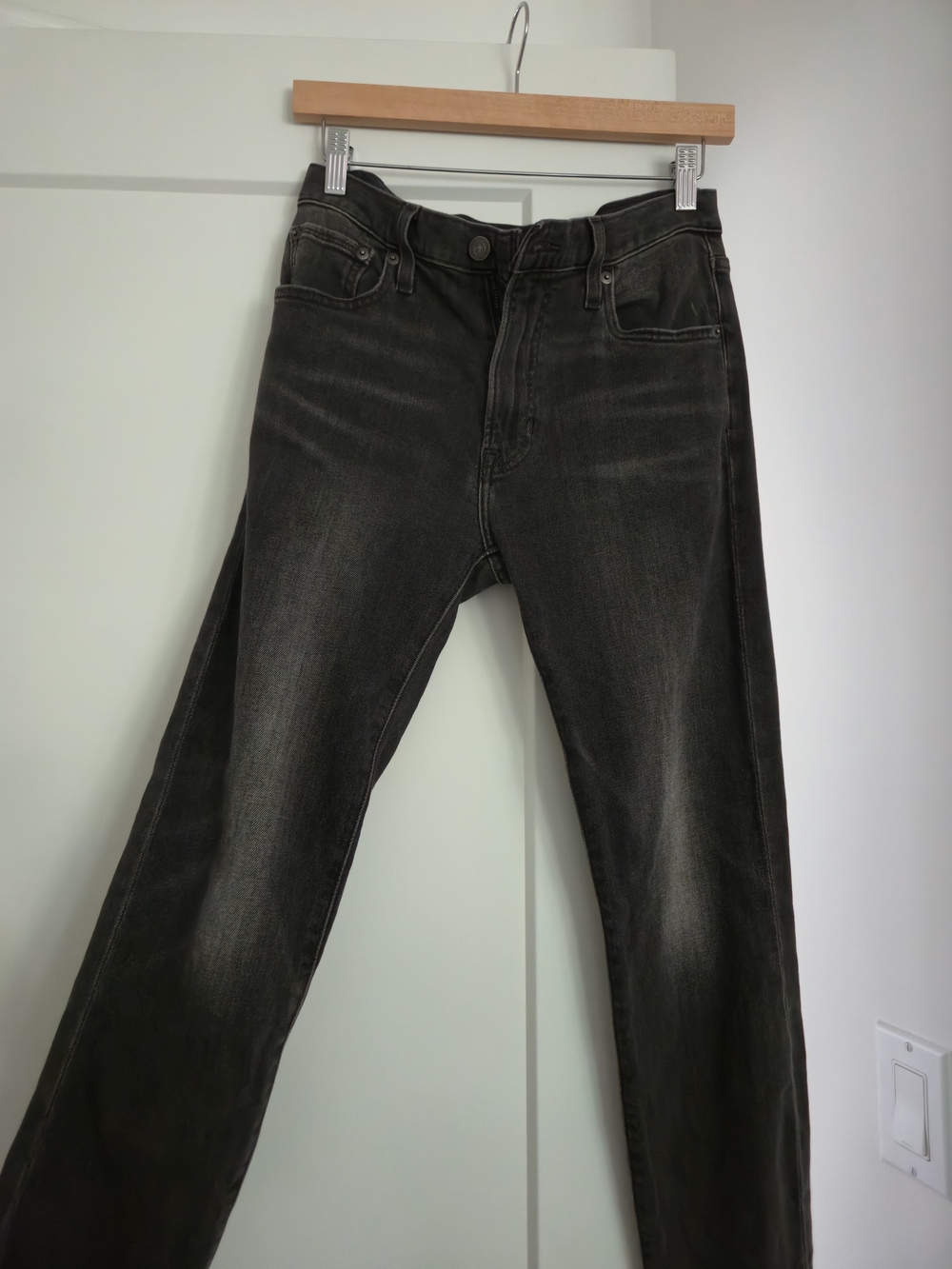 Frye Women's Washed Black Straight Jeans